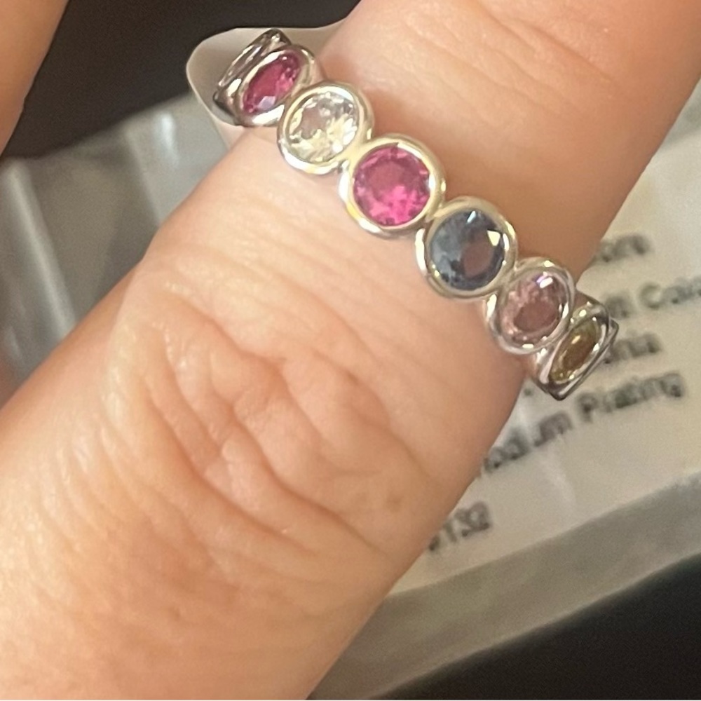Candyland Unicorn!! Beautiful bomb party size 9 ring!